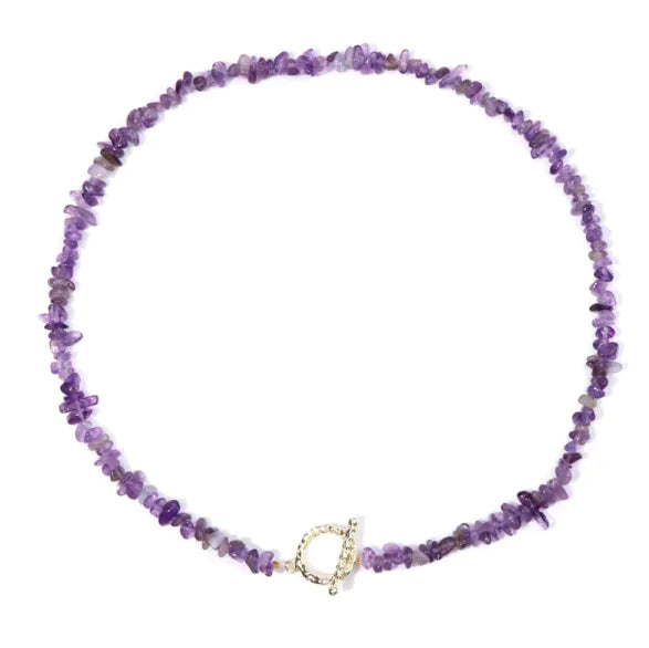 Natural Stone Bead Necklace