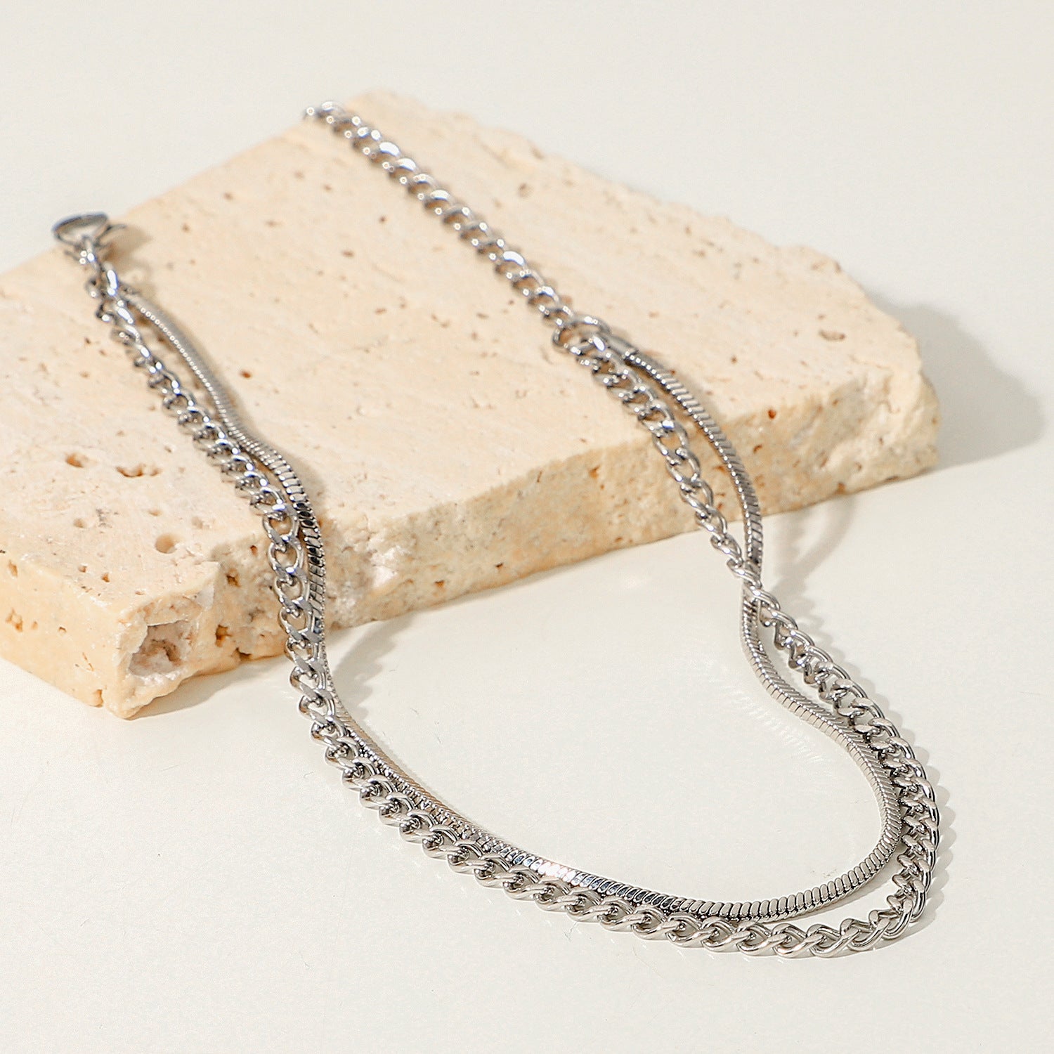 Unique Double-Layer Stainless Steel Men's Bracelet