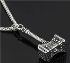 Thor's Hammer Titanium Steel Necklace for Men
