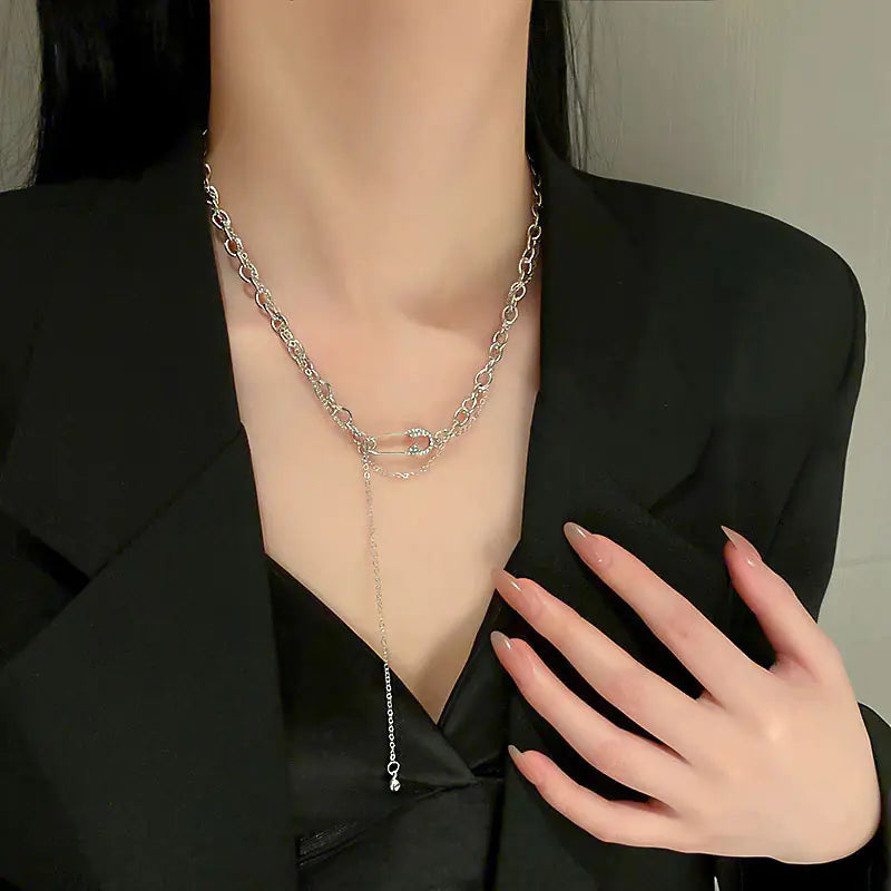 Men's Hip Hop Titanium Steel Necklace