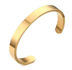 Titanium steel Cuff Men's bracelet