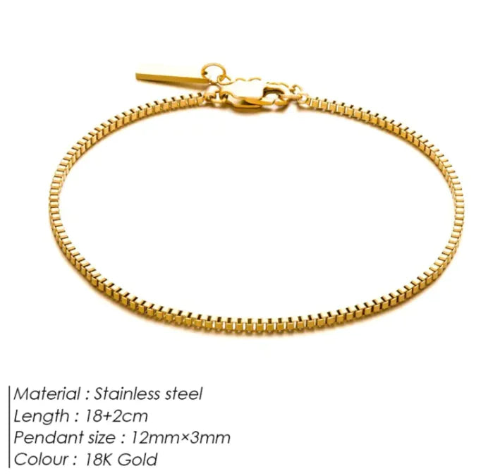 Minimal Link Chain Men's Bracelet