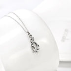 Sterling Silver Elegance Bird Pendant Necklace
