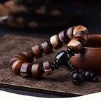 Natural Agate Vintage Ethnic Beaded Men's Bracelet