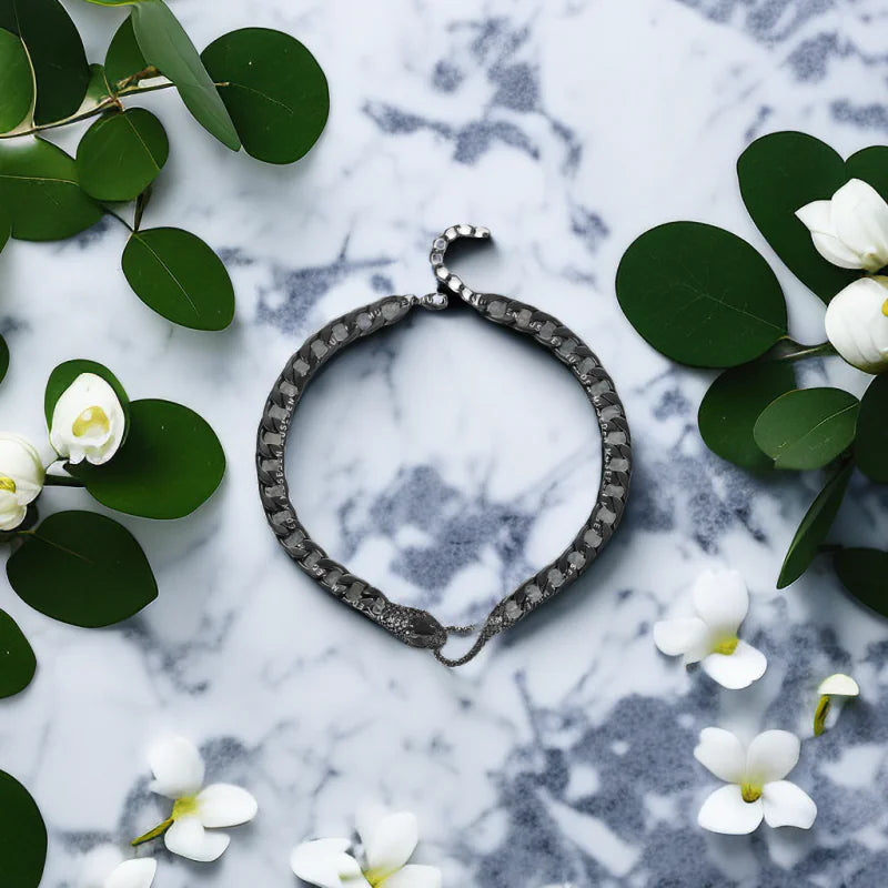 Men's Medusa Snake Necklace