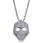Masquerade Mask Necklace Hip-Hop Necklace
