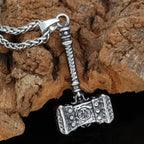 Thor's Hammer Titanium Steel Necklace for Men
