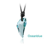 Stylish Wolf Tooth Crystal Necklace for Men
