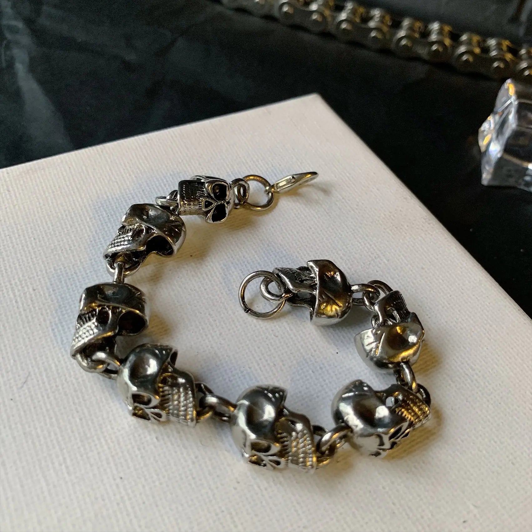 Euramerick Ghost Metal Chain Link Men's Bracelet