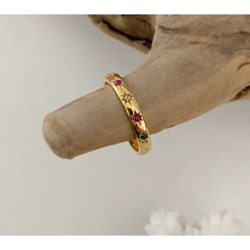 Diamond XINGX Fine Gold Ring for Women