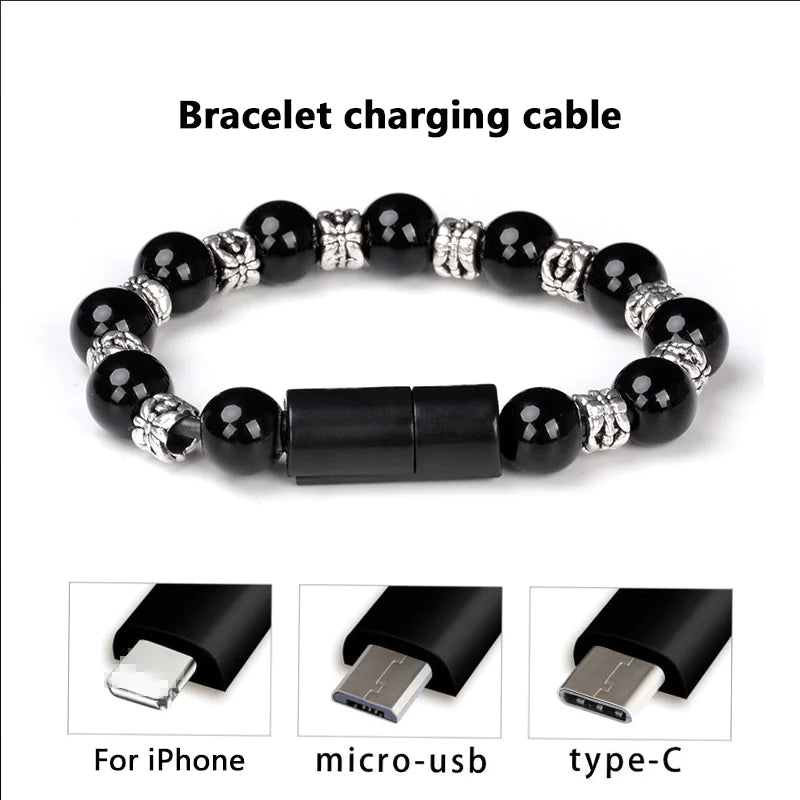 Multi-functional Charging Beaded Bracelet