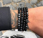 Handmade Zircon Beaded Men's Bracelet Sets