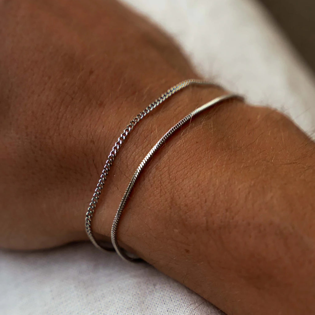 Unique Double-Layer Stainless Steel Men's Bracelet
