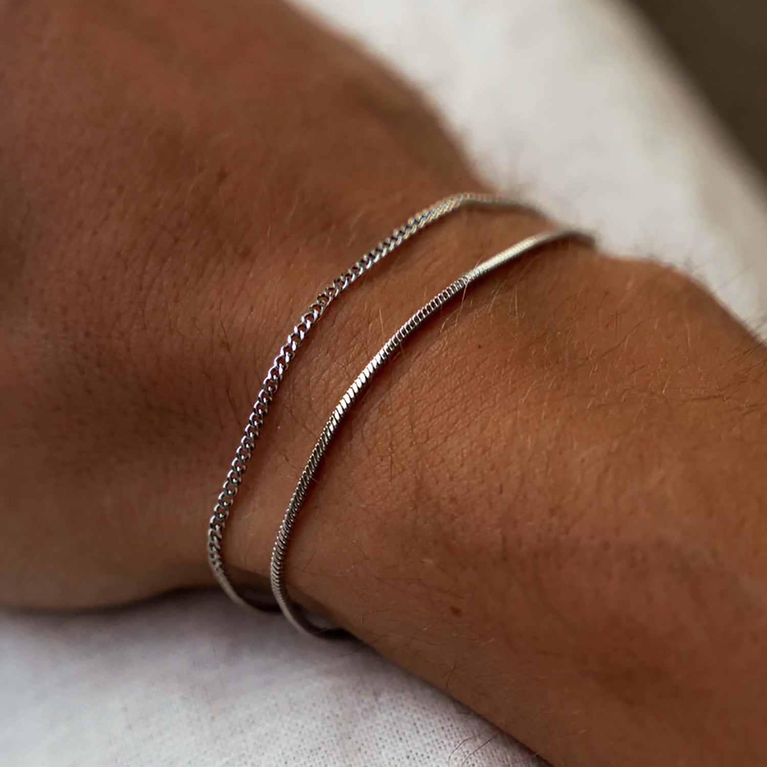 Unique Double-Layer Stainless Steel Men's Bracelet