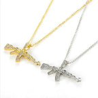 Men's Diamond-Encrusted Submachine Gun Chain Pendant