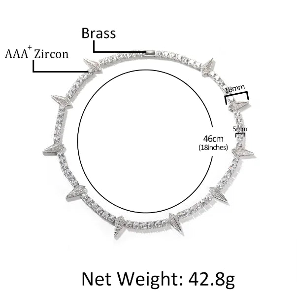 Men's Unique Zircon Pendant Necklace