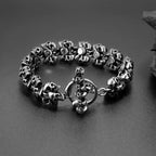 Vintage Gothic Metal Punk Chain Men's Bracelet