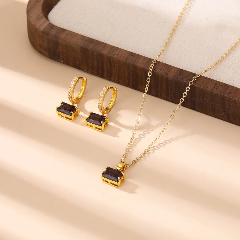 3pc Bohemian style Necklace/Earring Women's Jewelry set