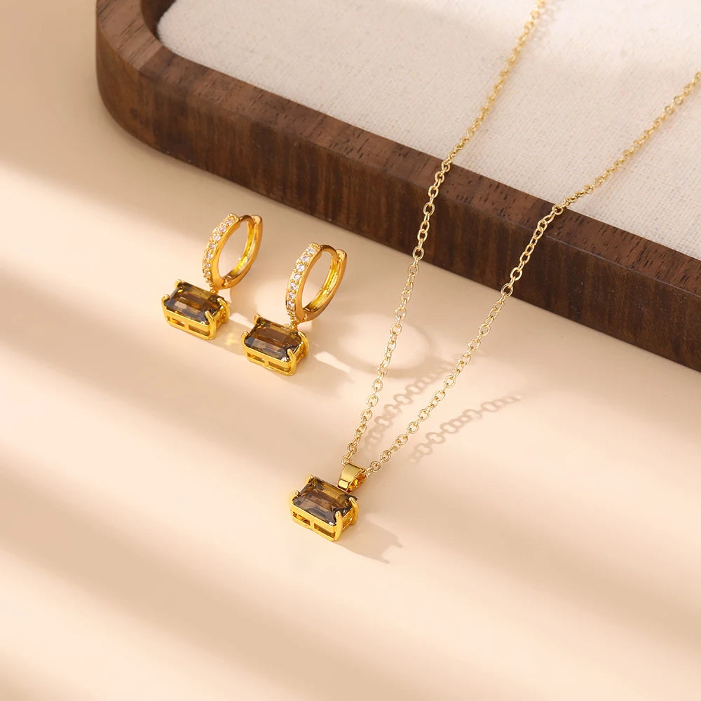 3pc Bohemian style Necklace/Earring Women's Jewelry set