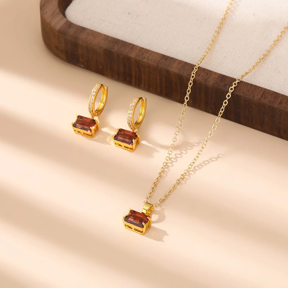 3pc Bohemian style Necklace/Earring Women's Jewelry set