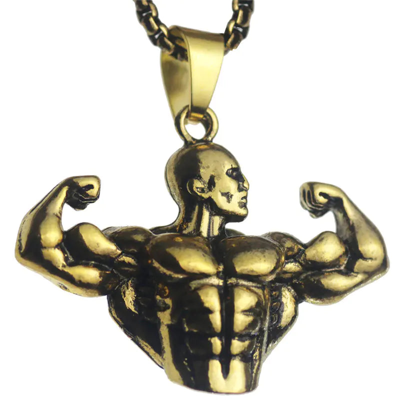 Men's Fitness Bodybuilding and Muscle Support Pendant