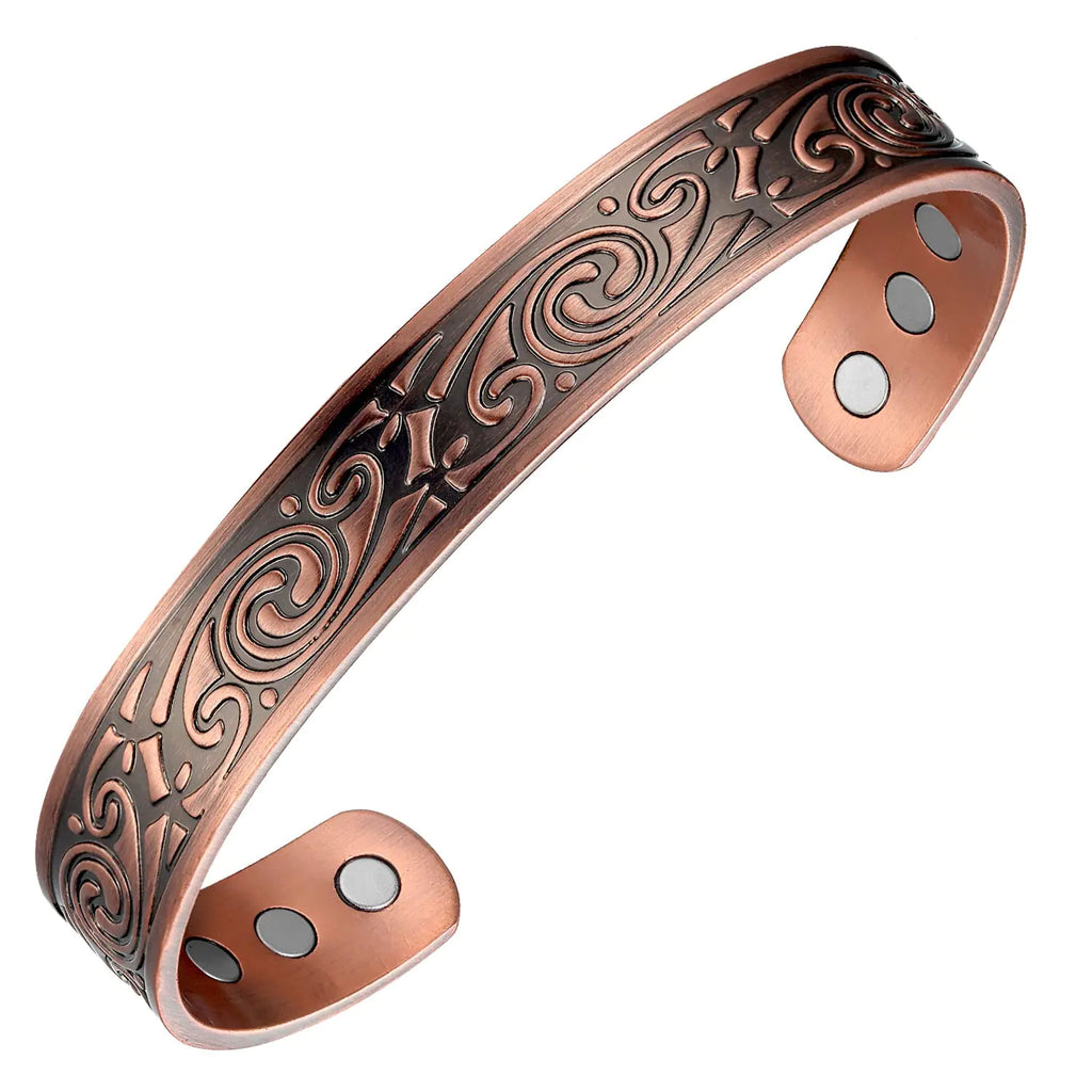 MagEnergy Copper Cuff Bracelet for Men