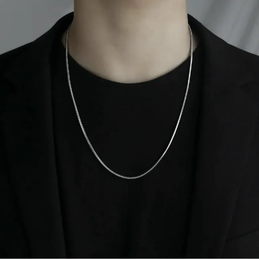 Men's Titanium Steel Clavicle Necklace