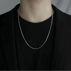 Men's Titanium Steel Clavicle Necklace