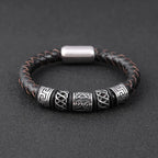 Woven Cattle Leather Bracelet for Men