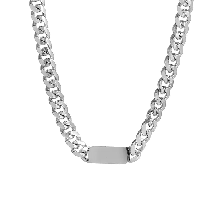 Men's Titanium Steel Cuban Chain Necklace