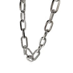 Diamond Embedding Thick Cuban Chain Necklace