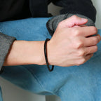 Titanium Steel C-Type Cuff Men's Bracelet