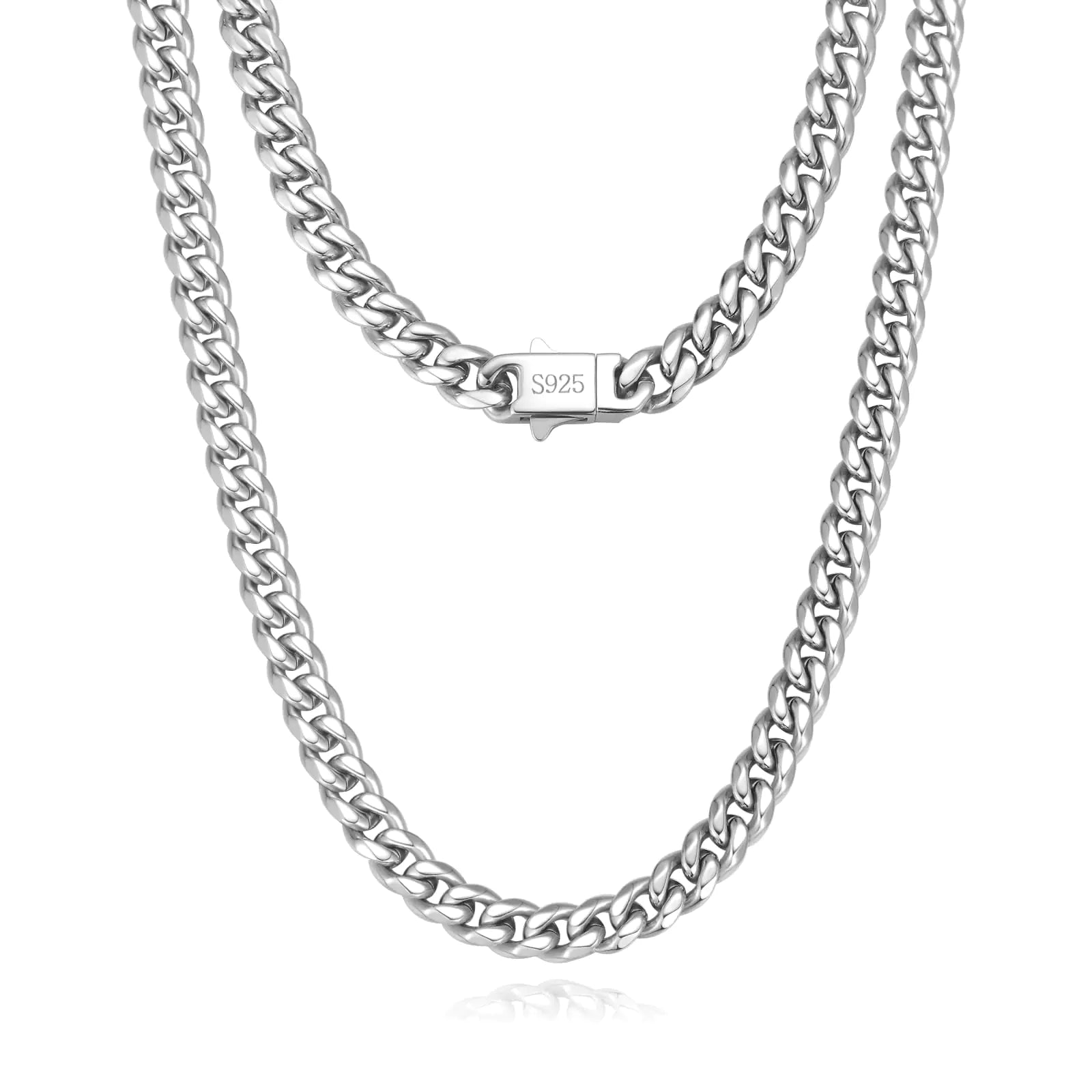 Diamond Cut KRZ Silver Cuban Link Chain