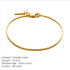 18K Gold and Platinum Minimal Men's Bracelet