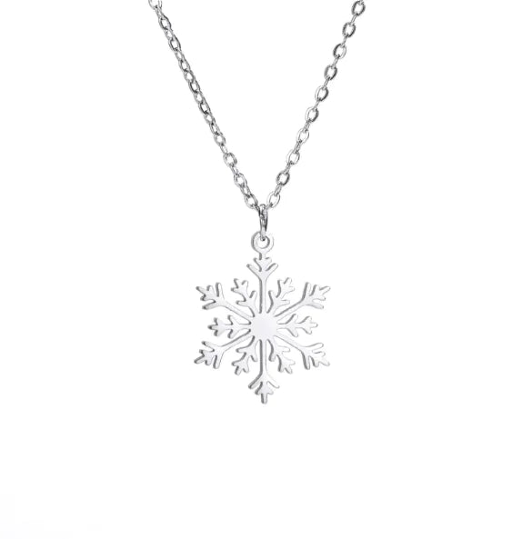 Women's Snowflake Pendant Necklace