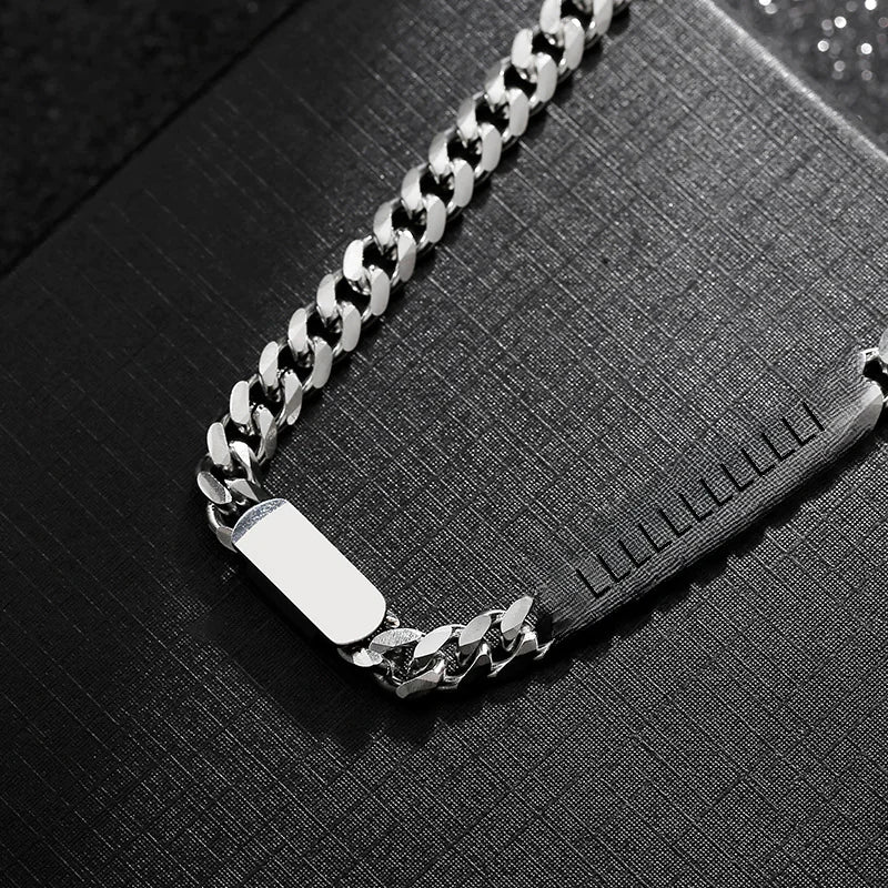 Men's Titanium Steel Cuban Chain Necklace
