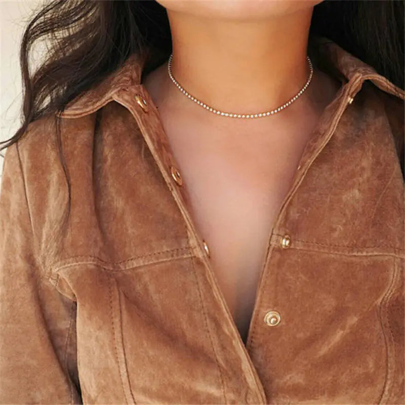 Women's Rhinestone Necklace and Jewelry