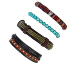 Vintage Cowhide Wristband Men's Bracelet Collection