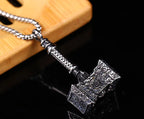 Thor's Hammer Titanium Steel Necklace for Men