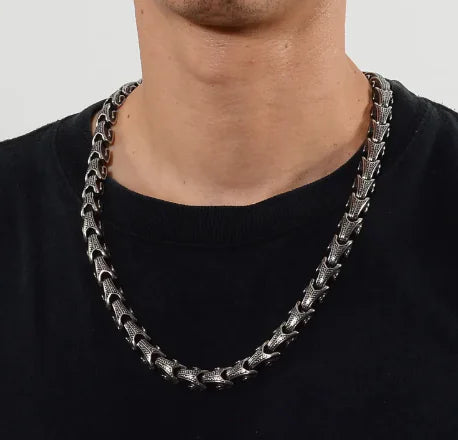 Stainless Steel Personalized Men's Keel Chain Necklace