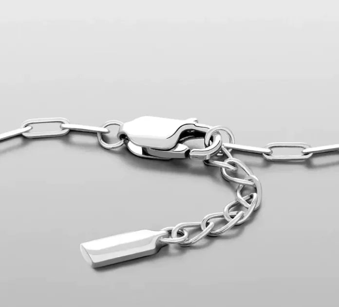 Stainless Steel Minimal Cuban Chain Link Men's Bracelet