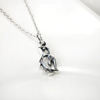 Sterling Silver Elegance Bird Pendant Necklace