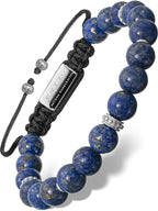 RTZN® Lapis Lazuli Beaded Men's Bracelet