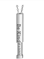 Be Kind Women's Necklace With Hidden Information