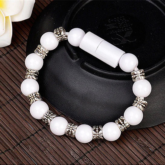 Multi-functional Charging Beaded Bracelet