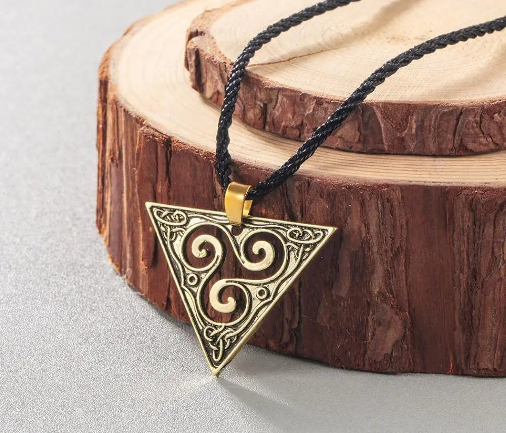 Vintage Men's Slavic Pendant Necklace