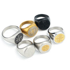 St. Benedict Cross Titanium Steel Ring