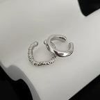 Punk Irregular Geometric Ear Cuff Earrings for Women Non-Piercing Metal Ear Clip Earring Fake Cartilage Fashion Jewelry Party