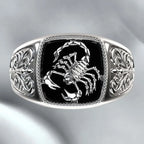 Retro Scorpion Bold Metal Ring For Men