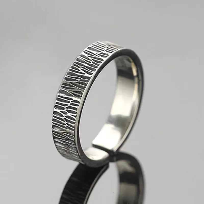 Vintage Dragon Pattern Titanium Steel Hip Hop Ring